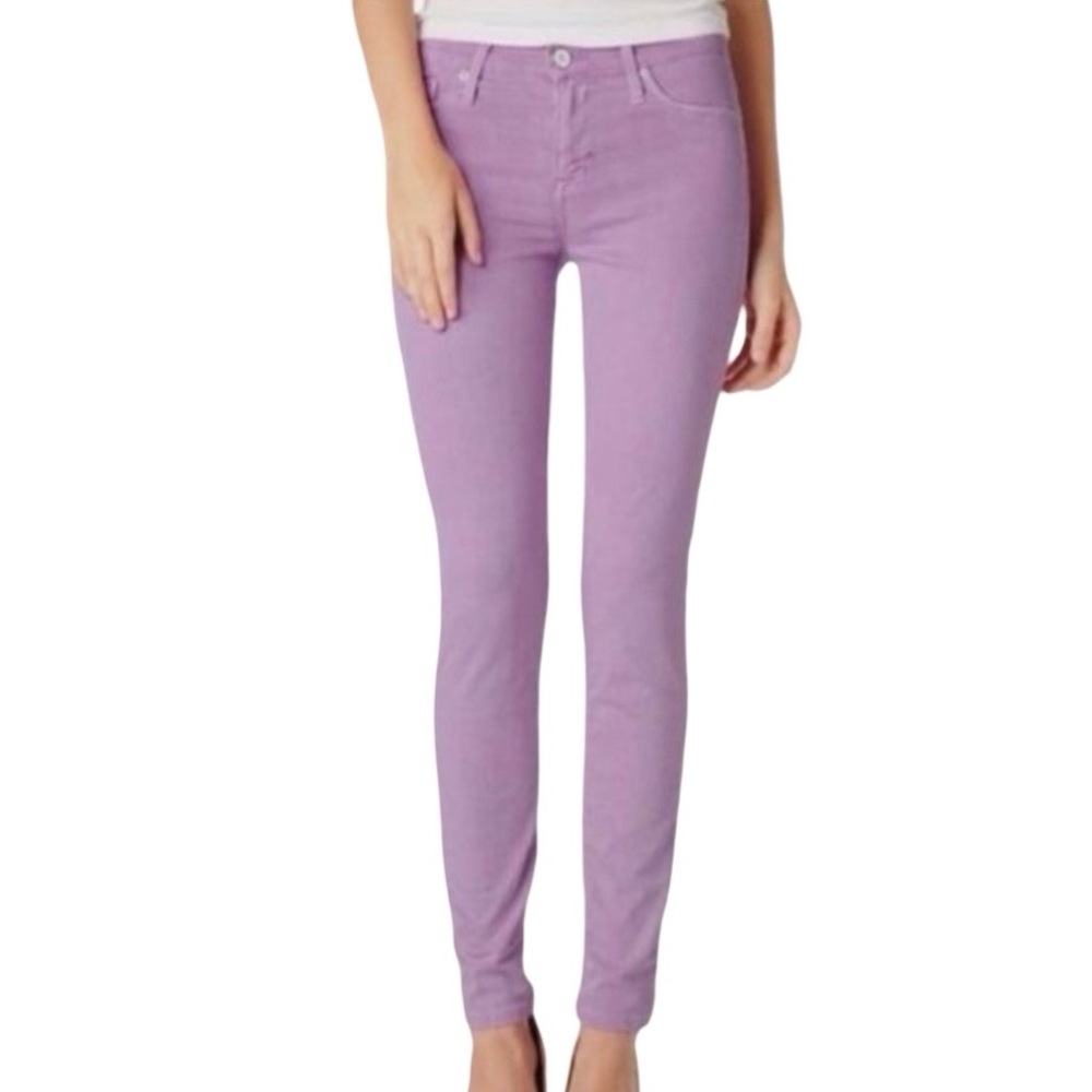 Hudson Nico Purple Skinny Jeans